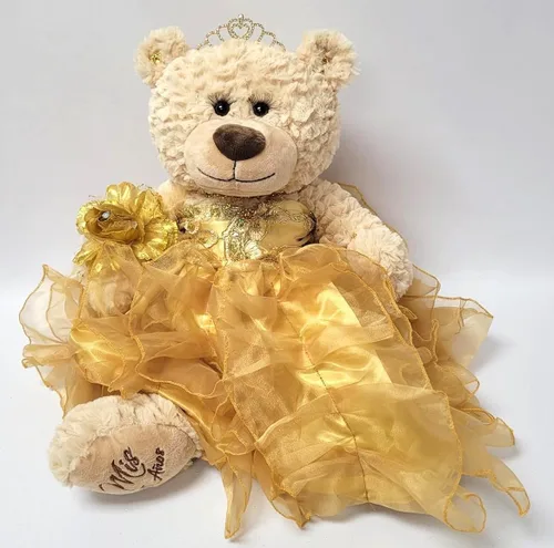 Miniatura 14 de KINNEX COLLECTIONS SINCE 1997 20" Quince Anos Quinceanera Last Doll Osito de peluche con vestido (pieza central) ~ ARC16832-4R (azul bebé)