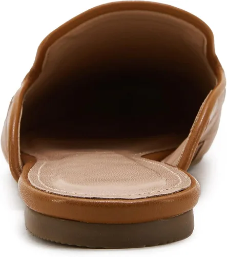 Miniatura 6 de Sandalias planas trenzadas con punta puntiaguda para mujer, sin espalda, tacón bajo, con corte casual