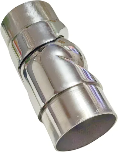 Miniatura 7 de Accesorios de conexión de pasamanos de acero inoxidable, codos ajustables de 90-210 grados, adecuado para tubos redondos de 2 pulgadas, conectores