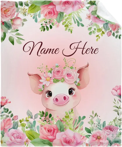 Miniatura 27 de Regalo personalizado para niños/niños, mantas personalizadas de animales para sofá, cama, dormitorio, sala de estar, manta ligera