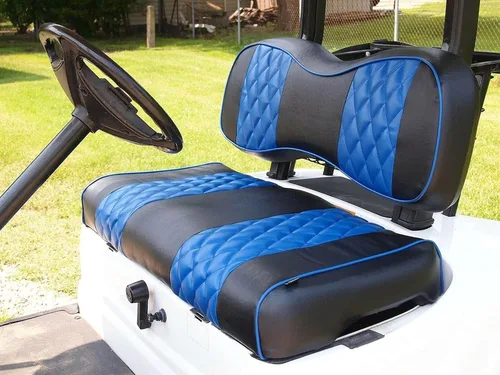 Miniatura 2 de Huskey - Fundas de asiento delantero y trasero para carrito de golf compatibles con modelos Yamaha G29 Drive & Drive 2 2007 en adelante, ajuste Negro