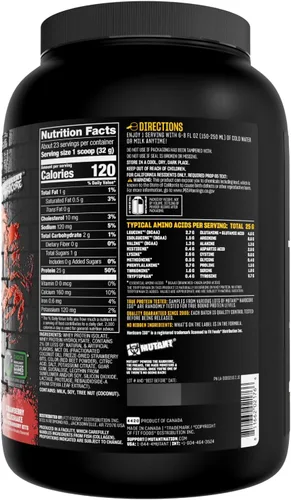 Miniatura 9 de Polvo de proteína aislada de suero Mutant Isosurge, 1, 1