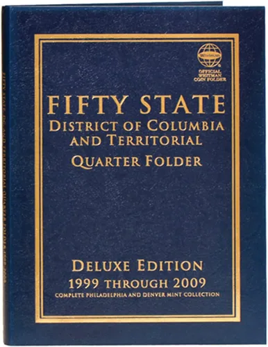 Miniatura 18 de Whitman Tablero Compacto para Coleccionista de Monedas - Mapa de Monedas de Estados Unidos, Serie de Cuartos de Moneda de 1999 – 2009 incluyendo DC
