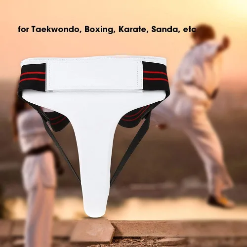 Miniatura 3 de Protector de ingle para mujer, protector de ingle de taekwondo para mujer, protector de entrepierna para taekwondo, boxeo, karate (S)