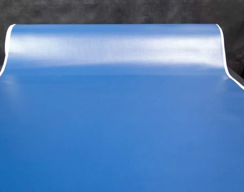 Miniatura 2 de Tela de tapicería de vinilo marino con respaldo de espuma de 1/4 pulgadas, color azul oscuro, 54 pulgadas de ancho por 5 yardas de barco automático
