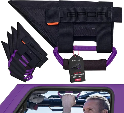 Miniatura 48 de GPCA GP-Grip PRO - Asa de agarre para Jeep Wrangler JL JK Sports/Sahara/Freedom/Rubicon X Unlimited X 2DR/ 4DR 2007-2020 con barras de rodillo de 3