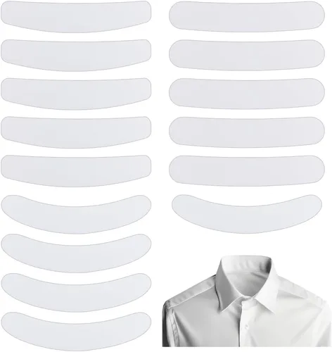 White Tab Collar Replacement for Clergy Shirt Collar Card Accessory Plastic Tab Collar Inserts for Priest Shirt