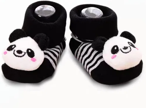 Miniatura 6 de FedMois 6 pares de zapatos antideslizantes para bebé con dibujos animados en 3D