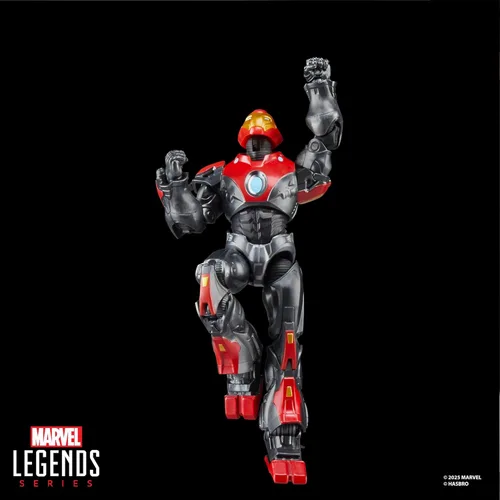 Miniatura 6 de Serie Marvel Legends Ultimate Iron Man, Figura de acción coleccionable de 6 pulgadas inspirada en cómics con accesorio de cómic a