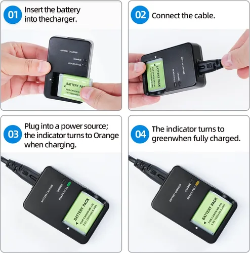 Miniatura 6 de CB-2LH CB-2LHT NB-13L Cargador de batería compatible con Canon PowerShot G7 X G7 X Mark II III G1 X Mark III G5X G5 X Mark II G9X G9 X Mark II SX620