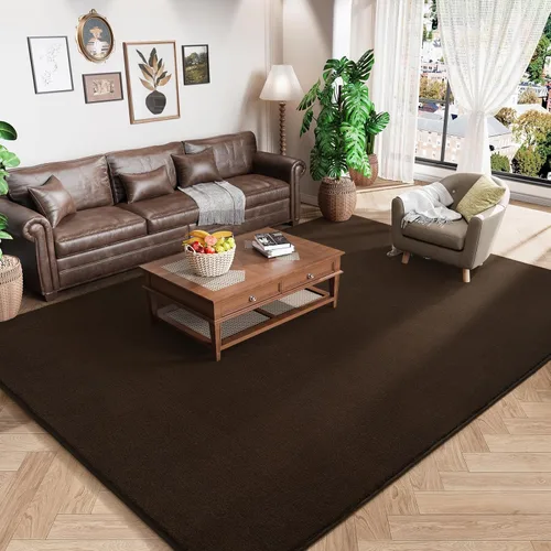 Miniatura 23 de Amearea Alfombras Modernas de Área para Dormitorio Sala de Estar, 4x6 Pies Gris Alfombra de Espuma Viscoelástica Engrosada, Alfombras Mullidas