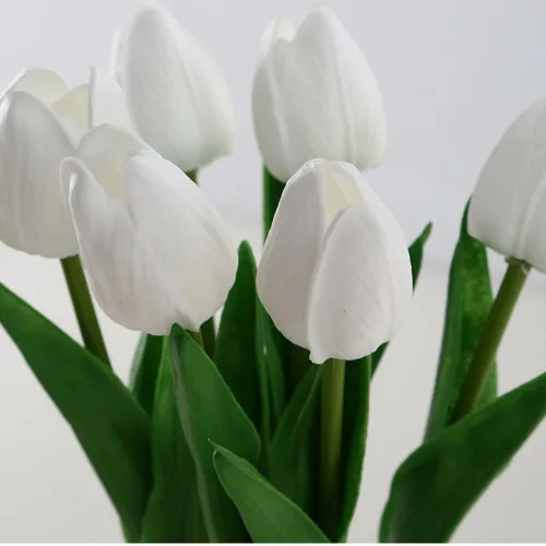 Miniatura 5 de Lámpara de mesa de tulipán, lámpara de mesa de tulipán, flor de tulipán, funciona con pilas, simulación de flores en maceta, decoración