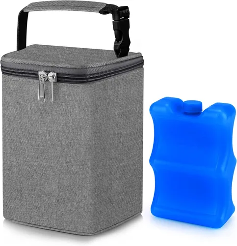 Miniatura 10 de Bolsa de refrigeración de leche materna Accmor con paquete de hielo, bolsas de enfriamiento para biberones, bolsas de enfriador de biberones
