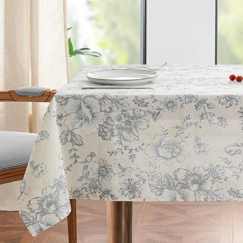 Miniatura 30 de jinchan Camino de mesa de lino floral para cocina, granja, 13 x 90 pulgadas, para isla de cocina, mesa de comedor, decoración interior y exterior, 1