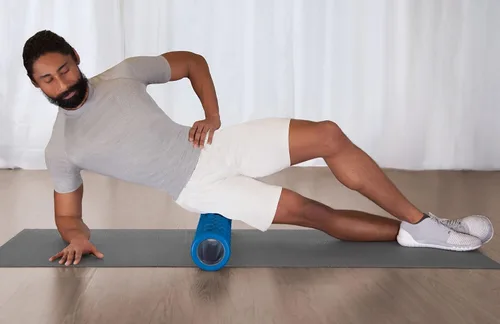 Miniatura 6 de Teeter Rodillo de espuma de masaje, texturizado para alivio muscular de tejido profundo para aumentar la recuperación, flexibilidad, movilidad