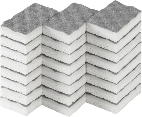 Miniatura 15 de JOYMOOP Esponja de cocina de dibujos animados, esponjas de celulosa para limpieza, esponjas antiarañazos para lavar platos, esponja reutilizable