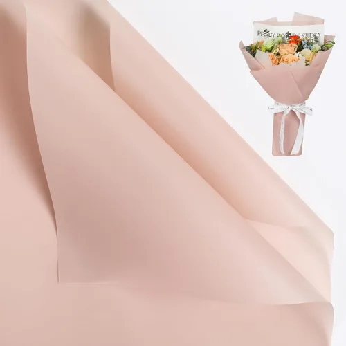 Miniatura 22 de NESCCI Papel de regalo de flores de 20 hojas, papel de regalo de ramo floral impermeable, suministros de floristería, papel de embalaje para boda