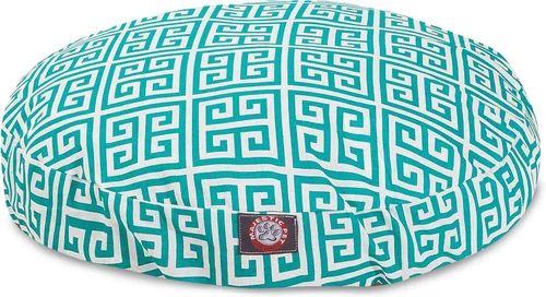 Miniatura 20 de Majestic Pet Products - Cama redonda pequeña para perros con rayas verticales negras para interiores y exteriores, con funda extraíble y lavable