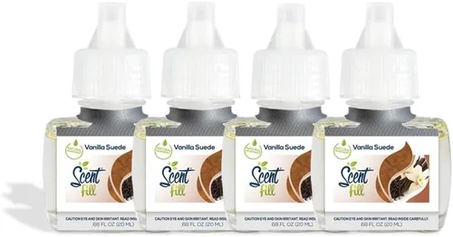 Miniatura 19 de Scent Fill Ambientador enchufable de pachulí de vainilla, 4 recambios de aceite perfumado