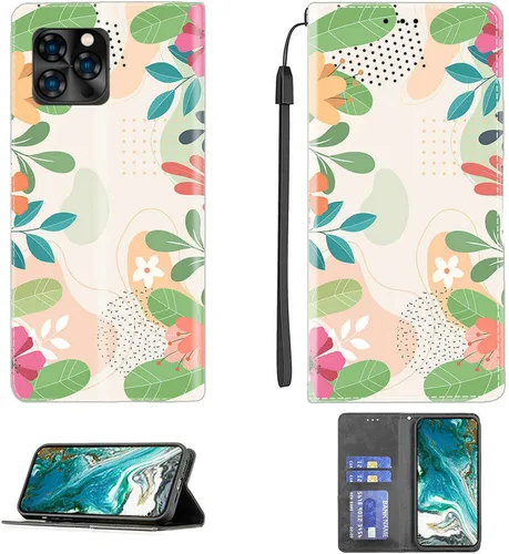 Miniatura 455 de Funda para Moto One Zoom compatible con Motorola One Zoom Phone Case Flip Stand Cover Magnetic Close YHD