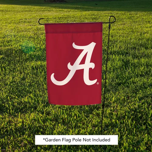 Miniatura 5 de Bandera de jardín de la Universidad de Alabama Crimson Tide Bama UA Banner 100% poliéster (diseño A)