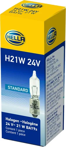 Miniatura 3 de HELLA Bombilla halógena miniatura H21W 24V de larga duración