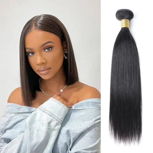 Miniatura 9 de Paquetes de cabello afro rizado y kinky, extensiones de cabello humano de 8 pulgadas, tejido rizado sin procesar, doble entretejido, virgen