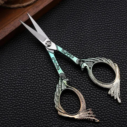 Miniatura 4 de YOUGUOM Tijeras de coser, pequeñas tijeras de bordado, tijeras de precisión afiladas para manualidades, punto de cruz, hilo de hilo, detalle