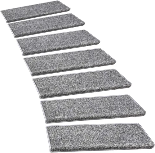 Miniatura 36 de PURE ERA Bullnose - Juego de peldaños de alfombra para escaleras, sin cinta, antideslizante, protectores de escaleras para interiores, alfombras