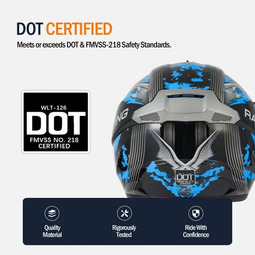 Miniatura 3 de Casco para niños y jóvenes para bicicleta de tierra, motocross, todoterreno, motocicleta, ATV, UTV, bicicleta de calle, Combo de guantes, gafas