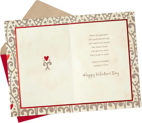Miniatura 2 de Hallmark Tarjeta del día de San Valentín para nieto (te invitado)