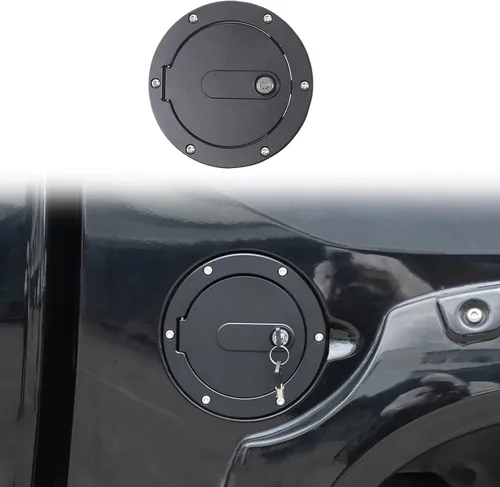 Tapa de repuesto antirrobo para depósito de combustible de automóvil, compatible con Toyot@ Tundra 2017-2021, tapa de puerta de tanque de gasolina