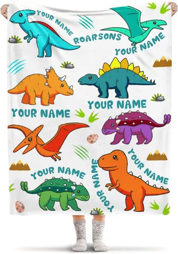 Miniatura 8 de Manta ligera de franela de dinosaurio de nuggets de pollo, regalos para niñas y mujeres en todas las estaciones, para cama, sofá, 30 x 40 pulgadas