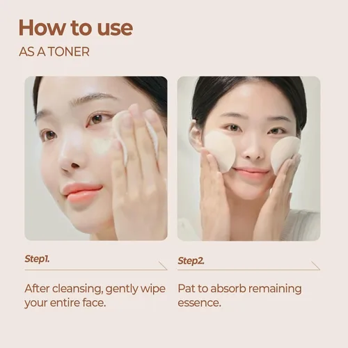 Miniatura 9 de SKINFOOD Almohadillas Tónicas con Péptidos de Bellota para Poros, Tónico Facial Coreano para el Cuidado de la Piel, Minimización de Poros