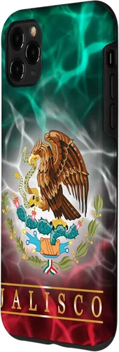 Miniatura 2 de Funda para iPhone 11 Pro Max Jalisco con la bandera de México, funda orgullosa de las raíces mexicanas