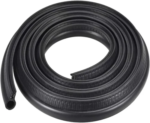 Miniatura 4 de uxcell Sello de recorte con bombilla superior, hoja protectora de borde de canal de sello de goma EPDM, se adapta a borde de 0.039-0.118 in de 6.6