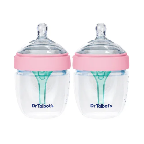 Miniatura 11 de Dr. Talbot's Botella de silicona anticólicos - Biberón autoferilizante para recién nacidos - 5 oz - Aqua