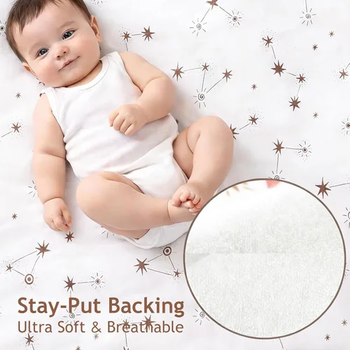 Miniatura 6 de Almohadilla de cama impermeable para bebé, lavable, reutilizable, de 31"x40" grande, protector de colchón para niños pequeños, almohadillas