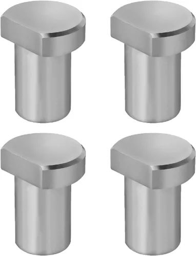 DuBois 51058 Perros de banco de acero inoxidable | Abrazadera de carpintería para tapones de agujero de perro de banco de trabajo de 3/4 pulgadas