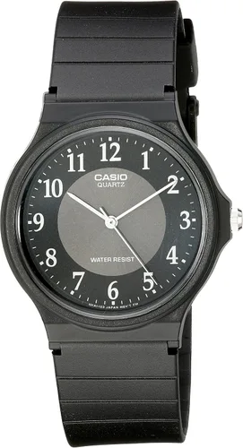 Miniatura 4 de Casio MQ24 Series Quartz Analog Watch for Men Water Resistant Resin Case Resin Band Resin Glass Three Hand Analog (HR, Min, SEC)
