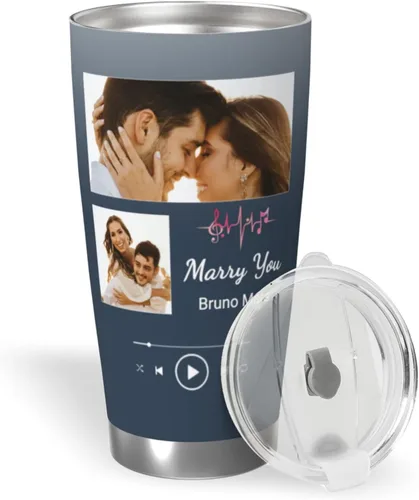 Miniatura 11 de Vaso personalizado personalizado con foto texto imagen regalo en el día del padre, cumpleaños para papá, marido, abuelo, taza de café aislada