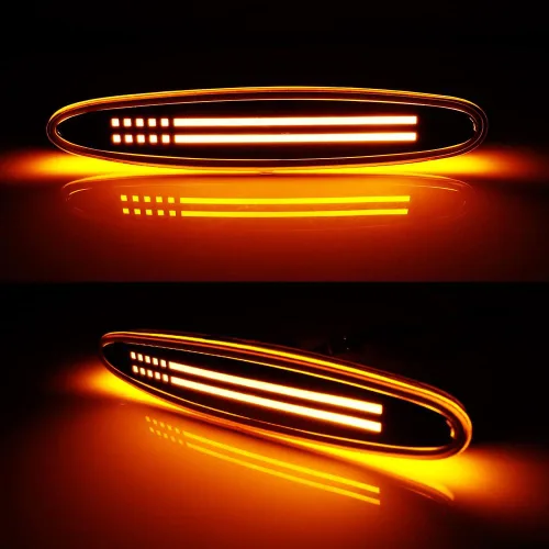 Miniatura 4 de Lente ahumada ámbar LED delantero marcador lateral luz Fender lámpara compatible con Mazda 6 Mazdaspeed6 GG GY GG1 GY1 Pieza OEM GK2A515E0A
