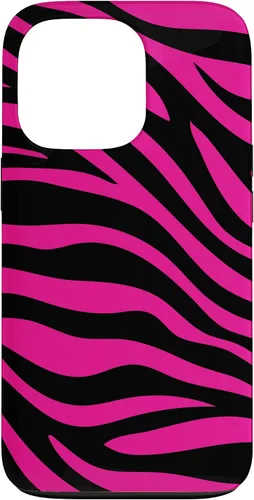 Miniatura 10 de Zebra Animal Print Pattern Black and Pink Cute Phone Case for iPhone 17