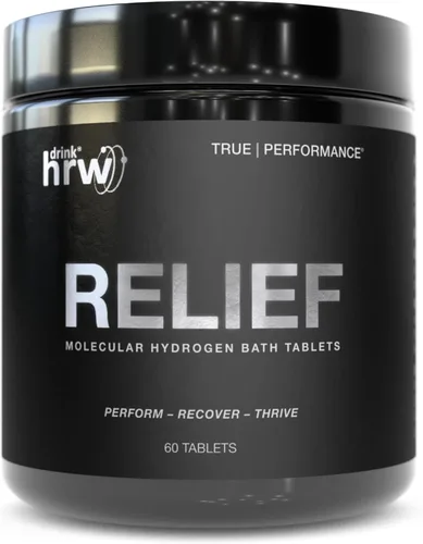 DRINK HRW Tabletas de bomba de baño de hidrógeno: alivio muscular y recuperación, remojo de magnesio para relajación, alivio natural del dolor,