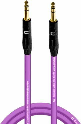 Miniatura 37 de Cable TRS de 1/4 pulgadas, 1/4 pulgadas TRS a 1/4 pulgadas (6.35mm) estéreo balanceado, de conector macho a conector macho para altavoces