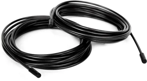BRANK SPORTS® Paquete de 2 cuerdas de acero de repuesto para todas las cuerdas de saltar | Longitud 12 pies | 2 diámetros y 7 colores para elegir |