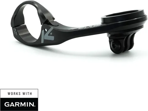 Miniatura 2 de K-Edge Soporte combinado para computadora de bicicleta Max para dispositivos GPS Garmin Negro accesorios de ciclismo-electrónica