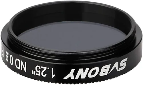 Miniatura 7 de SVBONY SV139 Filtro de telescopio Filtro de luna de 1.25 pulgadas 12.5 por ciento de transmisión de telescopio Filtro de telescopio ND8 Filtro