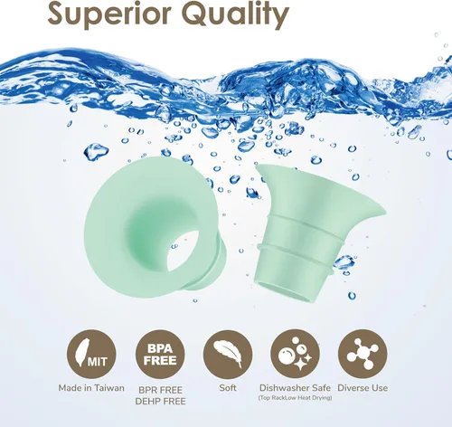 Miniatura 7 de Maymom Inserto de brida de 0.512 in compatible con Medela PersonalFit 0.945 in Flex, Elvie Single/Double Electric, Elvie Stride 0.945 in Wearable