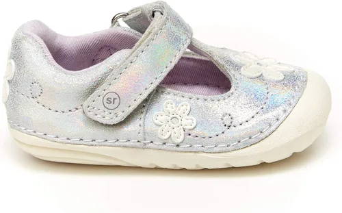 Miniatura 2 de Stride Rite Liliana Mary Jane de movimiento suave unisex para niños, Iridiscente, 3 Infant